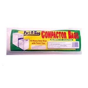 Port-A-Bag 18" Trash Compactor Bags - 15 Pack
