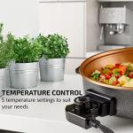OVENTE 12 Inch Electric Skillet with Nonstick Coating