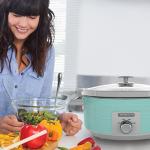 BLACK+DECKER 7-Quart Slow Cooker with Lid Holder