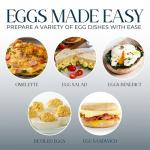 Electric Double Layer Egg Cooker - 350W, Slate Blue