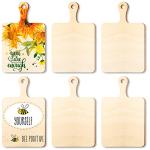 Yalikop 6-Piece Mini Wooden Cutting Board Set