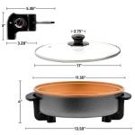 OVENTE 12 Inch Electric Skillet with Nonstick Coating