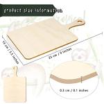 Yalikop 6-Piece Mini Wooden Cutting Board Set