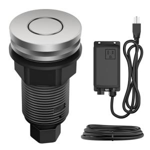 KRAUS Stainless Steel Garbage Disposal Air Switch Kit
