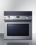 Summit 27” Wall Oven Trim Filler in Black