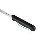 10-Inch Black Stainless Steel Bread Knife with Sheath