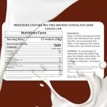 Dark Chocolate Melting Wafers for Baking and Dipping