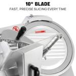 ARINOO 10'' Electric Meat Slicer with Sharp Blade