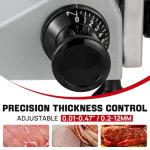 ARINOO 10'' Electric Meat Slicer with Sharp Blade