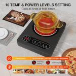 Nafewin 1800W Single Burner Electric Cooktop