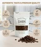 Dark Chocolate Melting Wafers for Baking and Dipping