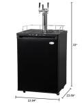 Kegco HBK309B-3 Three Tap Homebrew Kegerator