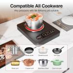 Nafewin 1800W Single Burner Electric Cooktop