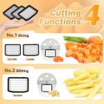 4-in-1 Electric Vegetable Slicer and Chopper