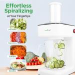 NutriChef 3-Blade Electric Vegetable Spiralizer