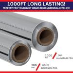 12"x1000' Heavy-Duty Aluminum Foil Roll
