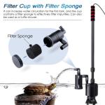 AQQA 6-in-1 Electric Aquarium Gravel Cleaner