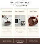 Dark Chocolate Melting Wafers for Baking and Dipping