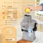 4-in-1 Electric Vegetable Slicer and Chopper