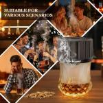Electric Whiskey Smoker Kit with Glasses & Ice Cubes