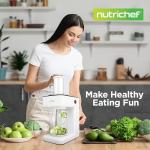 NutriChef 3-Blade Electric Vegetable Spiralizer