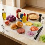 ZENFUN 30-Pack Flexible Plastic Cutting Board Mats