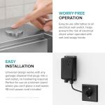 KRAUS Stainless Steel Garbage Disposal Air Switch Kit