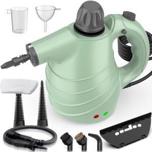 Handheld High-Pressure Steam Cleaner with 10 Accessories