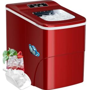 Silonn Fast Countertop Ice Maker - 26lbs Daily