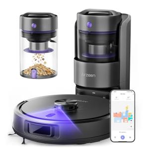 Upgraded Bagless Robot Vacuum and Mop with LiDAR