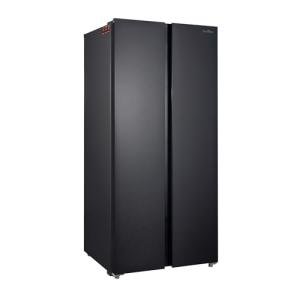 Iceblue 15.6 Cu.Ft. Side-by-Side Refrigerator - Black