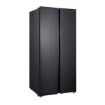 Iceblue 15.6 Cu.Ft. Side-by-Side Refrigerator - Black