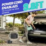 Handheld High-Pressure Steam Cleaner with 10 Accessories