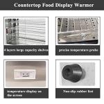 25" Countertop Pie Warmer with 4 Shelves