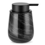 Marble Glass Liquid Soap Pump Dispenser - Black