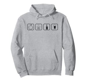 Hard Cider Pullover Hoodie for Home Brewing