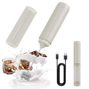 Portable Rechargeable Electric Milk Frother Wand