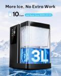 Silonn Countertop Nugget Ice Maker with Timer
