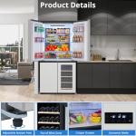 GarveeLife 36" French Door Counter Depth Refrigerator