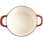 Scarlet Red 7-Quart Cast Iron Dutch Oven