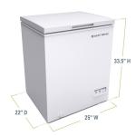 West Bend 5-Cu.Ft Chest Freezer with Temperature Control