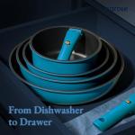 CAROTE 21-Piece Nonstick Cookware Set with Removable Handle