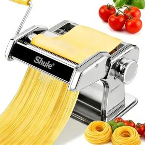 Manual Pasta Maker with 7 Thickness Settings