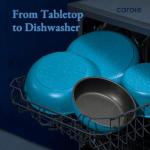 CAROTE 21-Piece Nonstick Cookware Set with Removable Handle