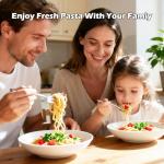 Manual Pasta Maker with 7 Thickness Settings