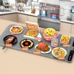 Portable Electric Warming Tray with 7 Temp Settings