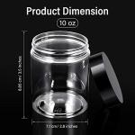 Patelai 4-Pack Leak-Proof Plastic Storage Jars