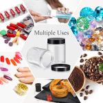 Patelai 4-Pack Leak-Proof Plastic Storage Jars