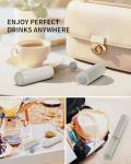 Portable Rechargeable Electric Milk Frother Wand