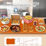 Portable Electric Warming Tray with 7 Temp Settings